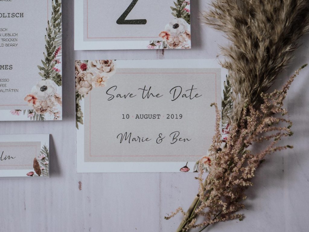 Save-The-Date Karte