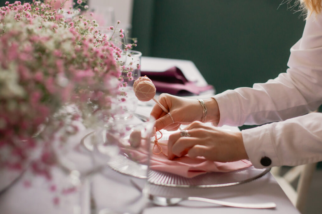 Detailabstimmung der Dekoration